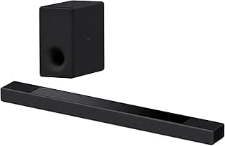 Sony HT-A7000 7.1.2ch 8k/4k Dolby Atmos Soundbar Home Theatre System with 360 SSM and Wireless subwoofer SA-SW3(Hi Res & 360 Reality Audio, 8K/4K HDR,