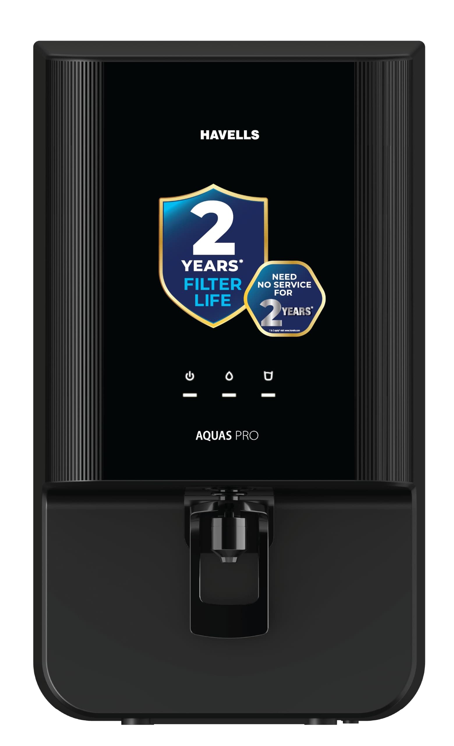 Havells Aquas Pro Water Purifier, RO + UV Purification, Vital Magnesium Enriched|2 Years Filter Life|7-stage Purification|7L Storage|Free TDS Meter|Sa...