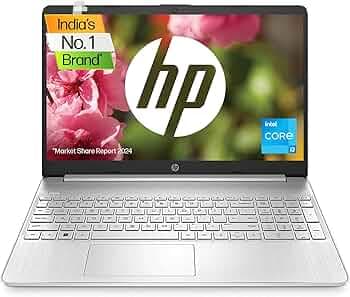 HP Laptop 15s, 12th Gen Intel Core i3-1215U, 15.6-inch (39.6 cm), FHD, 8GB DDR4, 256GB SSD, Intel UHD Graphics, 720p HD Camera, Thin & Light, Dual Spe...