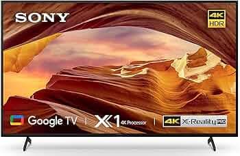 Sony Bravia 139 cm (55 inches) 4K Ultra HD Smart LED Google TV WO_KD-55X75L (Black)