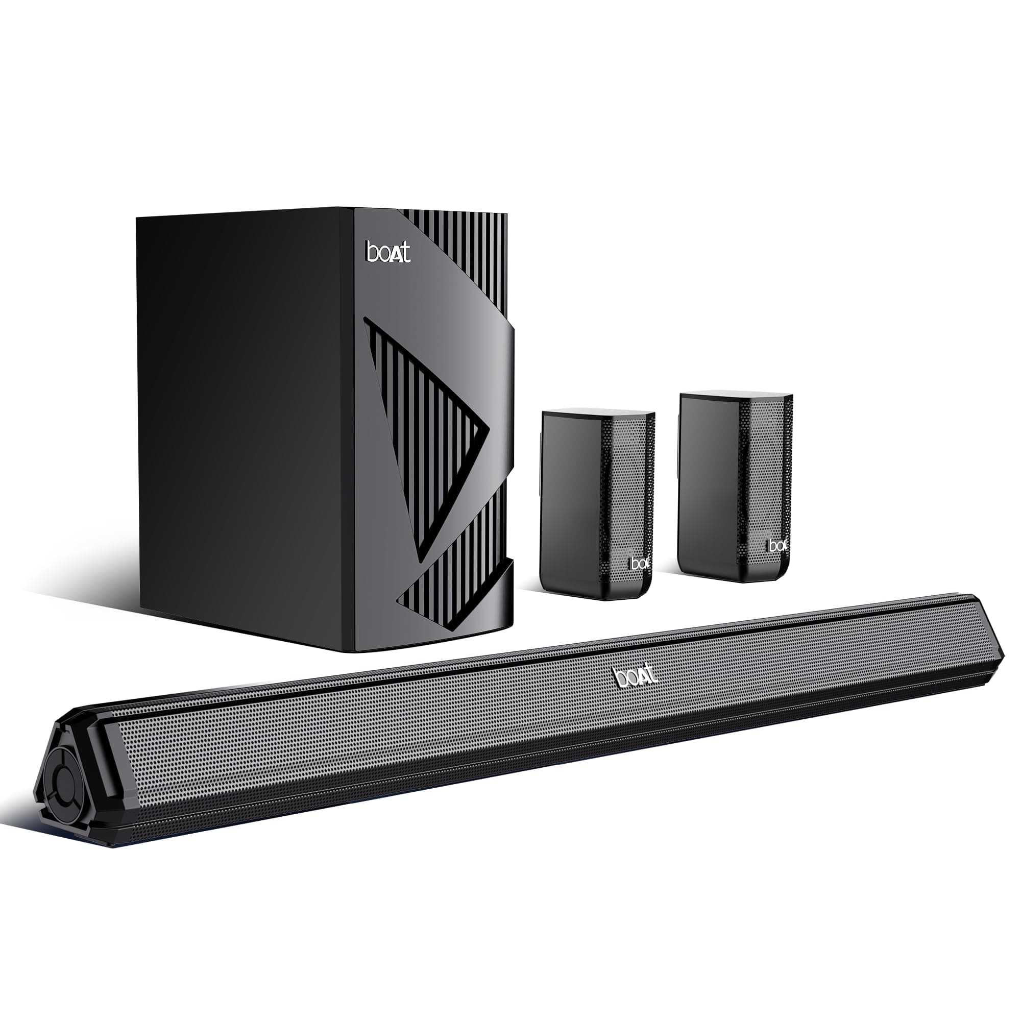 boAt [New Launch] Aavante Bar 3200D Pro, Dolby Audio, 400W Sound, Wireless Satellite Speakers, 5.1CH, DSP for Crystal Clear Sound, Bluetooth Sound bar...