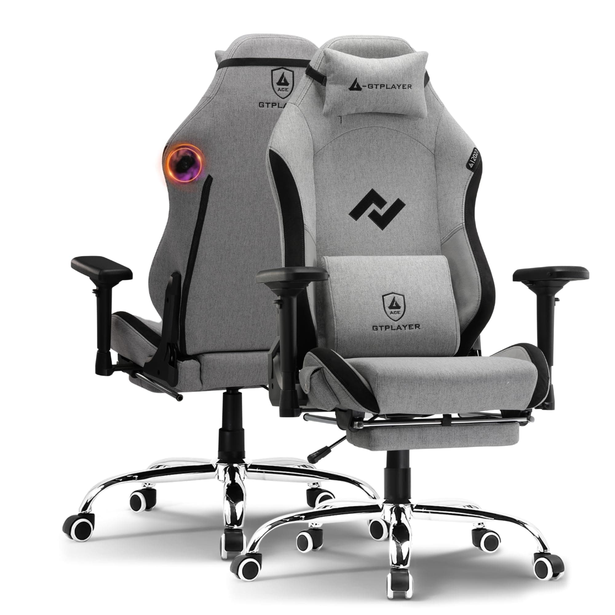 GTPLAYER "Titan Pro Inbuilt Bluetooth Speakers' Gaming Chair, Immersive Audio Experience for Streaming & Gaming, Ergonomic Chair with Adjustable Neckr...