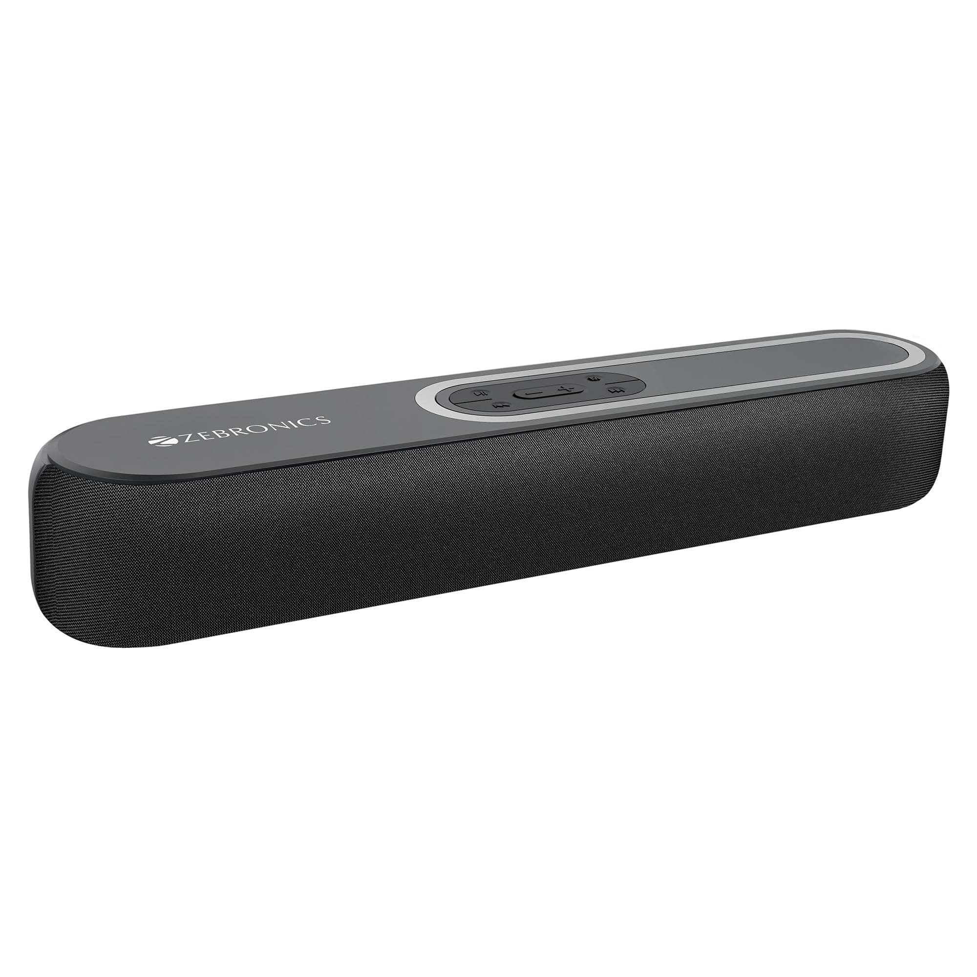 ZEBRONICS VITA BAR 201, Wireless Bluetooth Soundbar, 30 Watts, Upto 8 Hours Playback, Powerful Dual Drivers, Dual Passive Radiators, LED Indicator, BT...