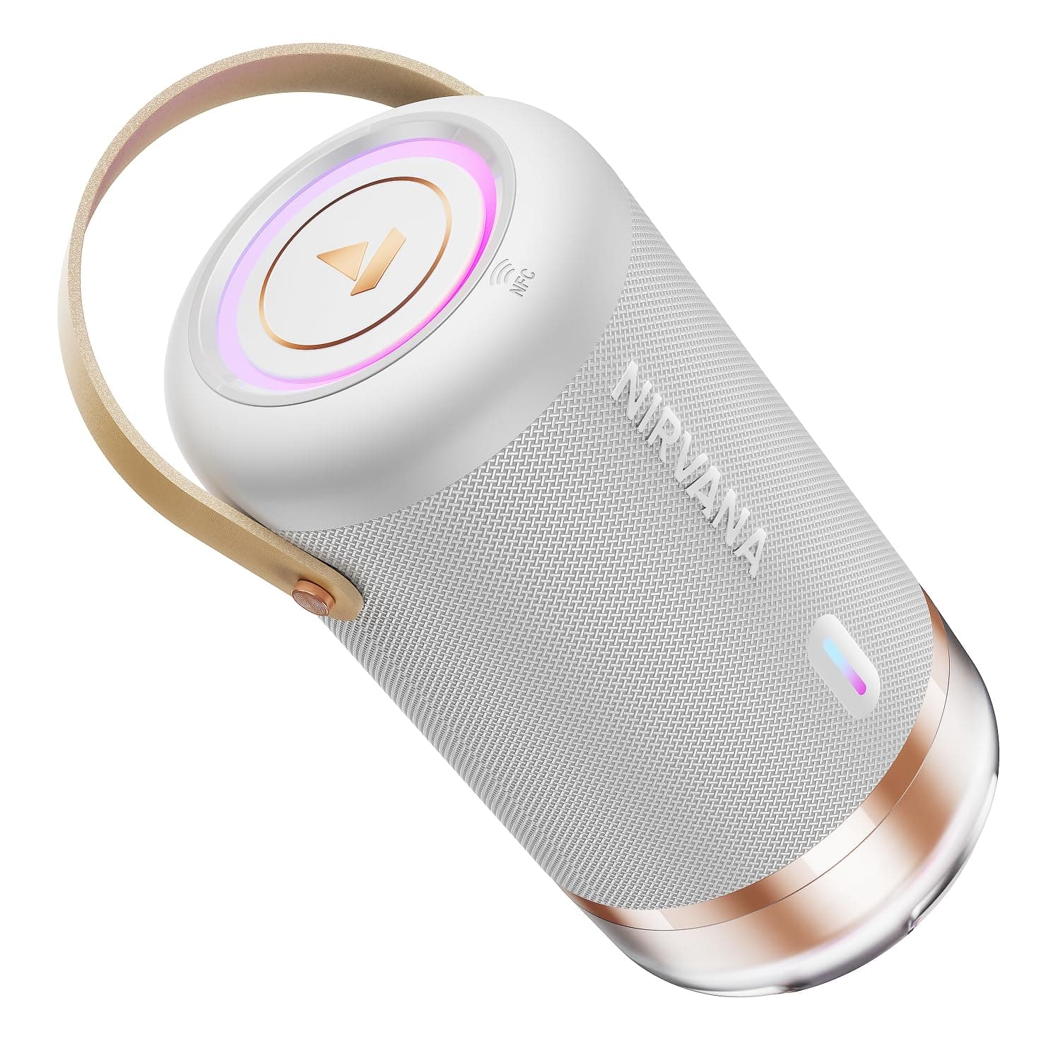 Boat 2026 Launch Nirvana Luxe,360- Surround, Spatial Audio, 100W, 15hrs Battery, Broadcast, App Support, NFC Pairing (Android), Bluetooth Speaker, Wir...