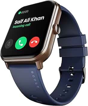 Boult Newly Launched Drift+ Smart Watch 1.85''HD Screen, Bluetooth Calling, IP68, 500 Nits Brightness,150+ Watchfaces, AI Voice Assistant, SpO2 Monito...