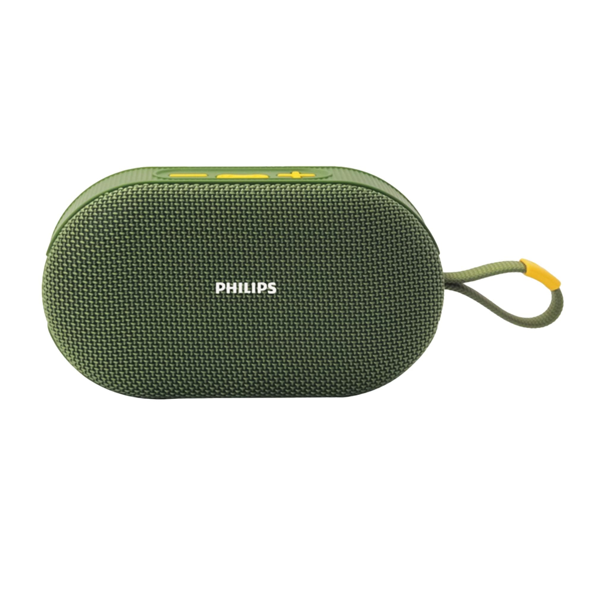 PHILIPS TAS1400GY Wireless Bluetooth Speaker with Deep Bass, Passive Radiator, 12W Sound Output, 1200mAh Rechargable Battery, RGB Light Modes, 10H Pla...