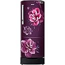 Samsung 230 L 3 Star Inverter Direct Cool Single Door Refrigerator(RR24T285YCR/NL, Camellia Purple, Base Stand with Drawer)