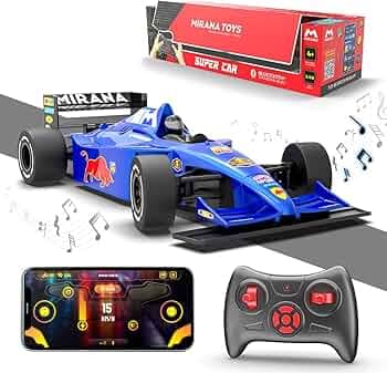 Mirana Super Car | USB Rechargable Type-C | in-Built Bluetooth Speaker | 1:12 Size High-Speed Racing Dual Motor RC Car | Long Range Remote & App Contr...