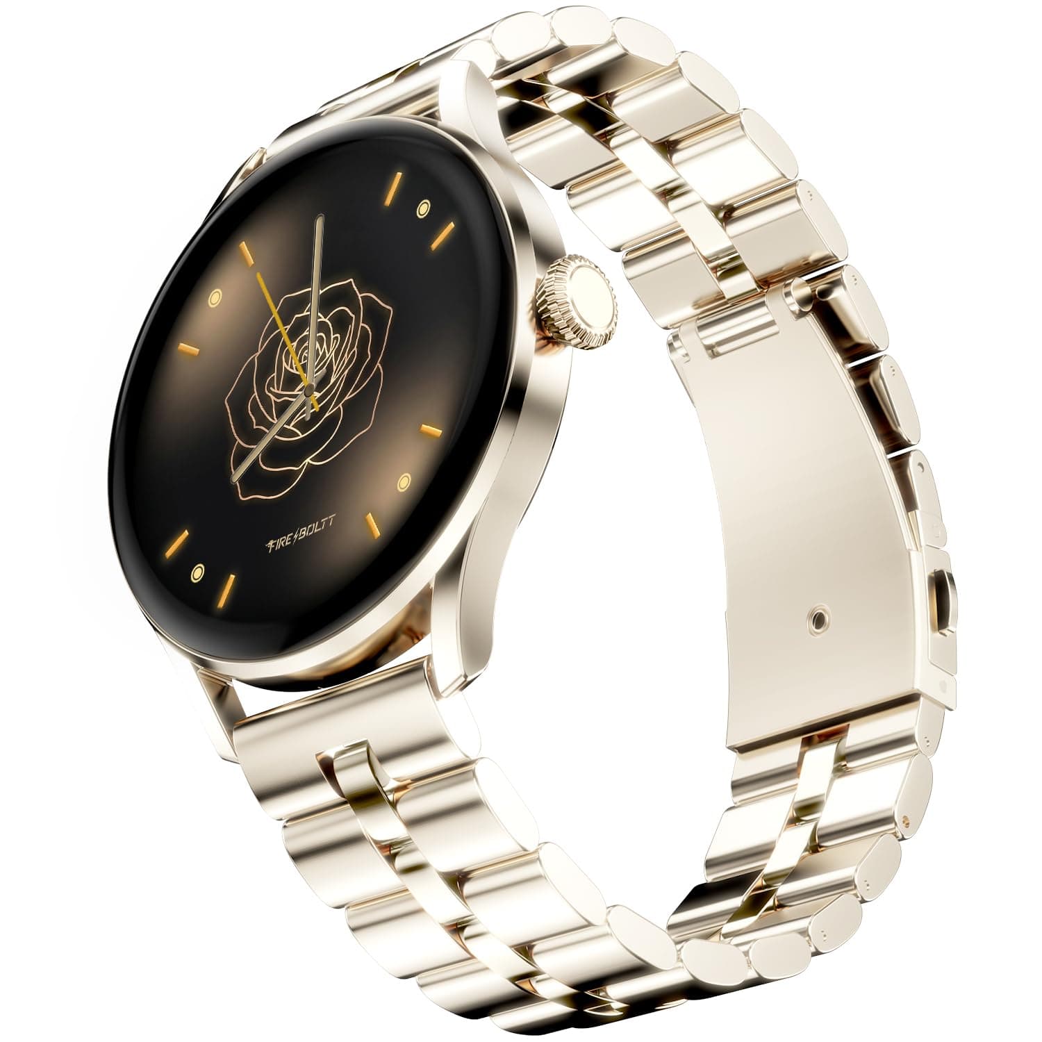 Fire-Boltt Glitz Women Smart Watch with 1.19 AMOLED Display, Bluetooth Calling, Rotating Crown, Always On Display, 1000 Nits Brightness, IP68 Waterpro...