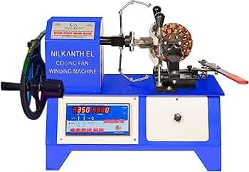 NILKANTH ELECTRIC CEILING FAN WINDING MACHINE TWO IN ONE SYSTEM SEMI AUTOMATIC WINDING MACHINE TWO IN ONE SYSTEM TWO IN ONE WINDING MACHINE
