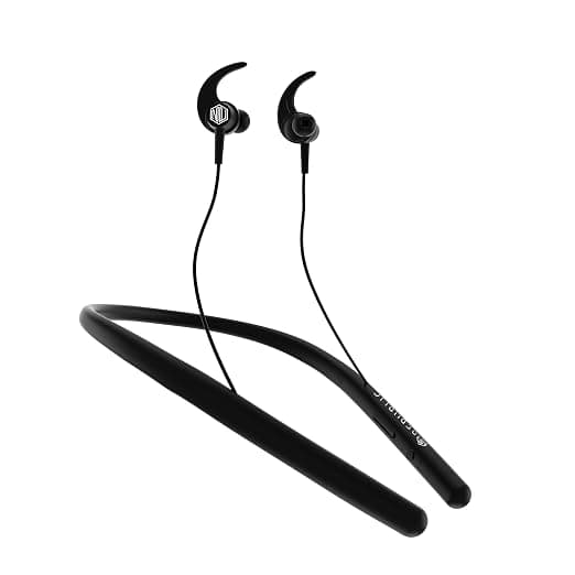 Nu Republic Rebop 3 EVO in-Ear Bluetooth Neckband Earphones with BT V5.0,Upto 20 hrs Playtime,10mm Dynamic Drivers, Button Controls,45 Degree Secure f