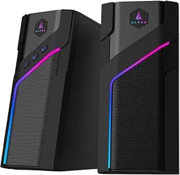 ALPSS AUDIO BASS-G20-PRO 15watts RMS Bluetooth Portable 2.0 Computer Speakers with ESIS New Digital Equalizer Settings,Powerful Speaker-Tweeter with P...
