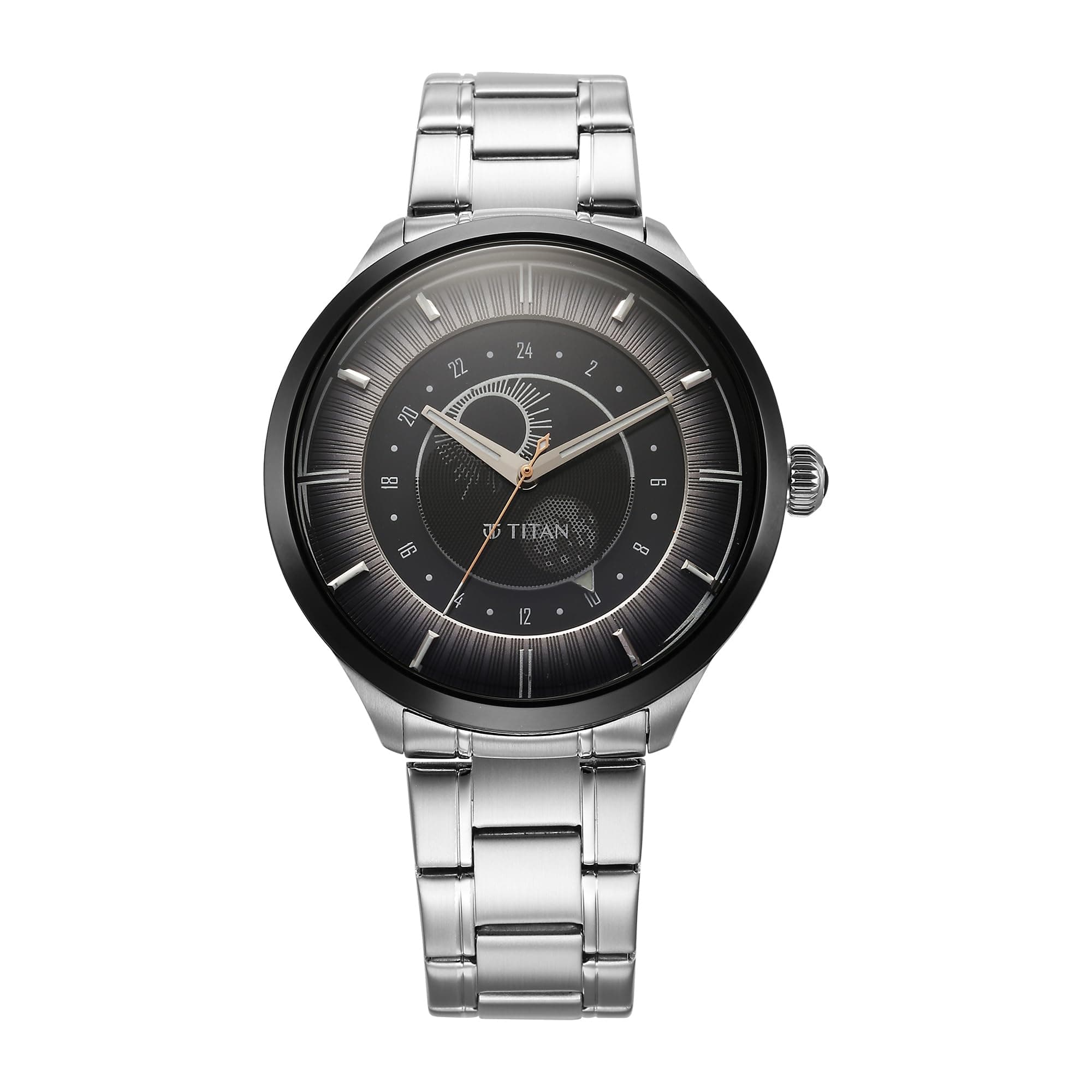 Titan Caleum Sun Moon Phase in Scarlet Red - Stellar Edition