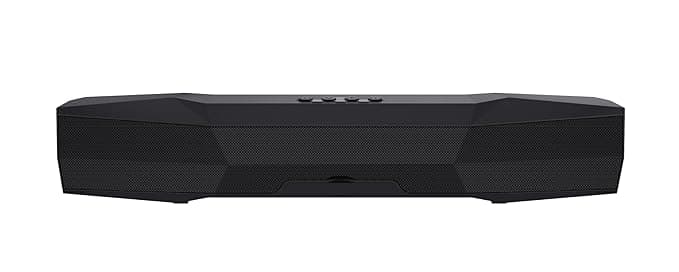 Elista ELS-MusiBar 1000 10 W BT Soundbar,TWS Feature, with FM, AUX, TF Card, USB Connectibity, Upto 5 Hrs Playback, Built-in Mic & Mobile Holder for Mobile, PC, Tablets, and Laptops(Black)