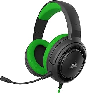 Corsair HS35 Stereo Gaming Headset - Headphones Designed for PC and Mobile – Green