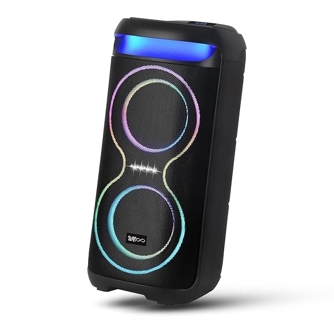 WALTA ELITE BRIO-1320 Party Speaker 70W Audio Output, Wireless Karaoke mic, Upto 5H Backup, USB, AUX in, FM Radio, RGB Light, TWS, BT 5.3v, Built-in Rechargeable Battery