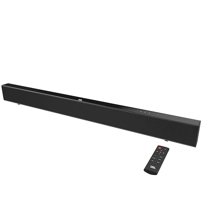 JBL Cinema SB110, Dolby Digital Soundbar with Built-in Subwoofer for Deep Bass, Home Theatre with Remote, HDMI ARC & Bluetooth Connectivity (110W) Sou