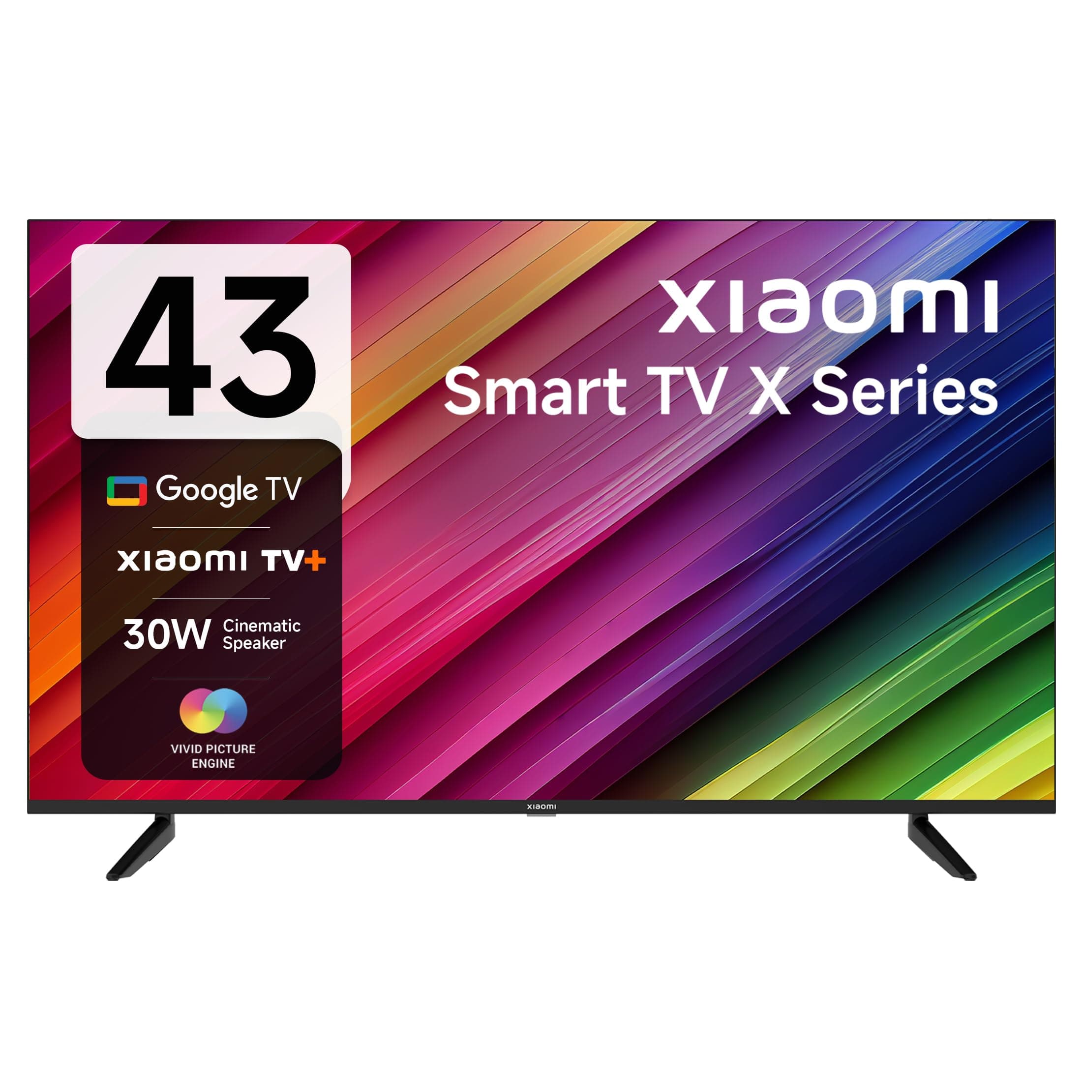 MI 108 cm (43 inches) X Series 4K Ultra HD Smart Google TV L43M8-A2IN (Black)