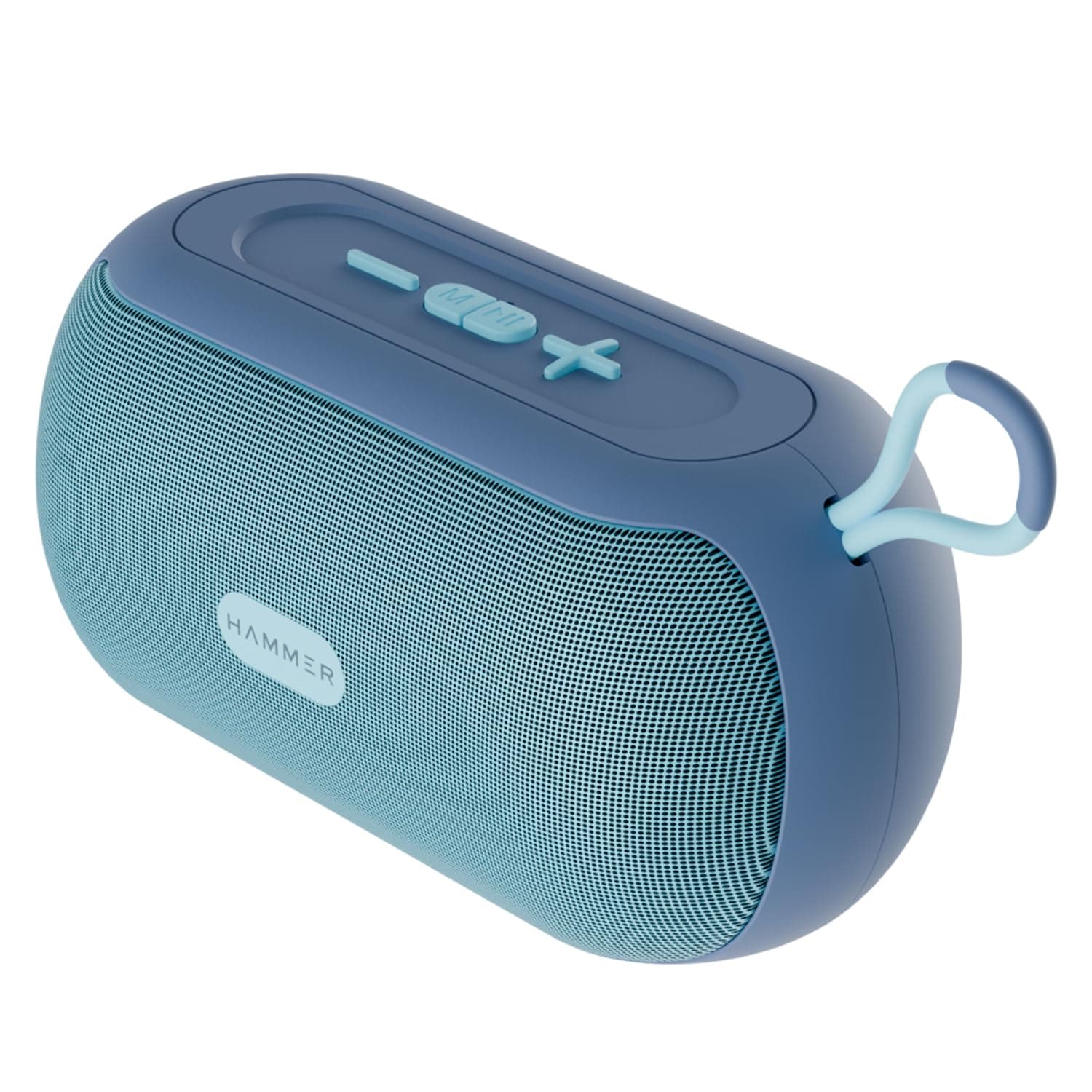 HAMMER Wave 10W Bluetooth Speaker Up to 8 Hours Playtime, TWS Function, Made in India, Built-in Mic, BTv5.4, USB Port, Type-C Interface Wireless Bluet...