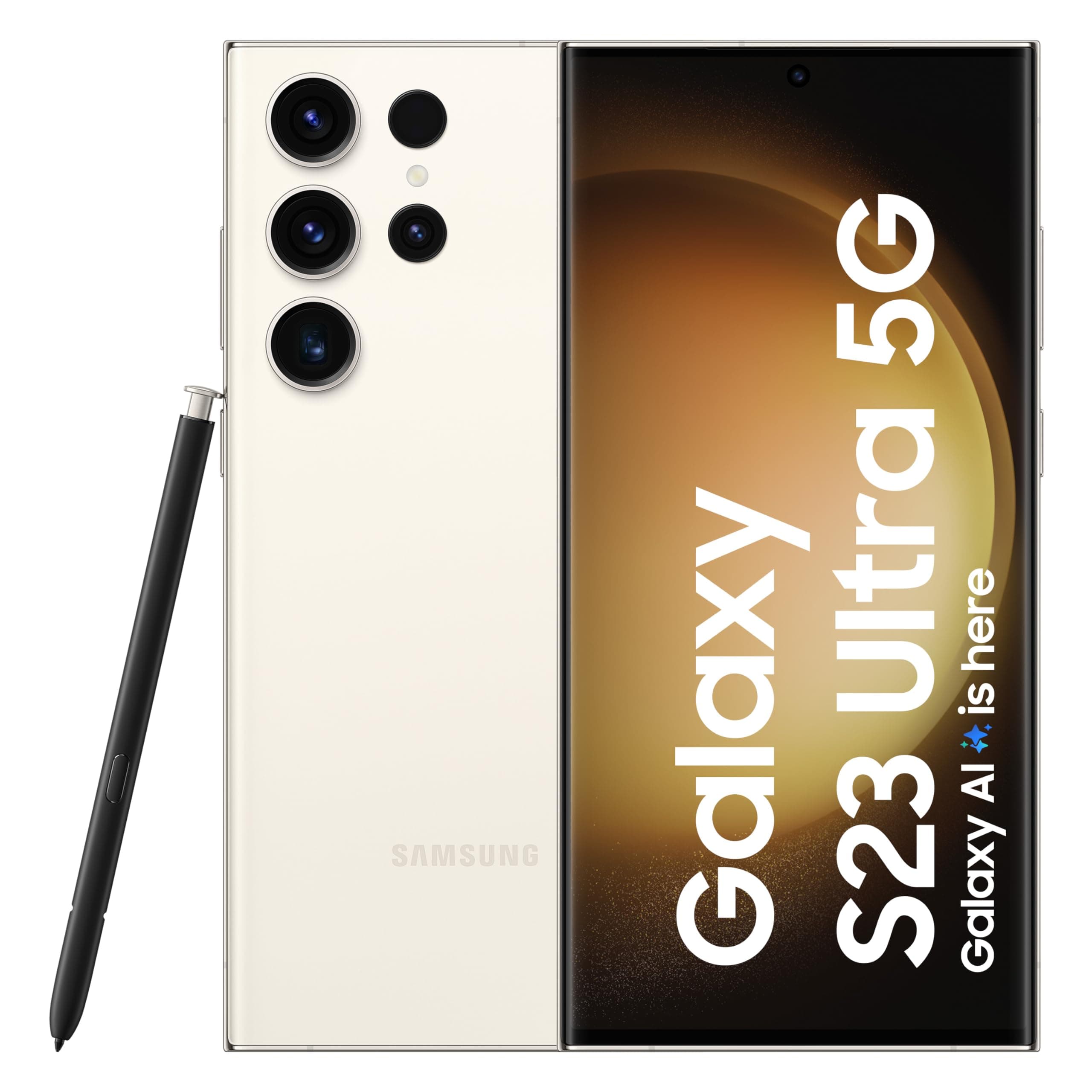 Samsung Galaxy S23 Ultra 5G (Cream, 12GB, 256GB Storage)