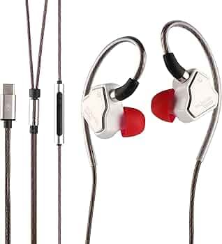 Linsoul 7Hz Salnotes Zero HiFi 10mm Dynamic Driver in-Ear Earphone IEM with Metal Composite Diaphragm Stainless Steel Faceplate Detachable 2Pin OFC Ca...