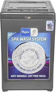 Whirlpool 6.5 kg Fully-Automatic Top Loading Washing Machine (WHITEMAGIC PREMIER 6.5 SD, Grey, Hard Water Wash)