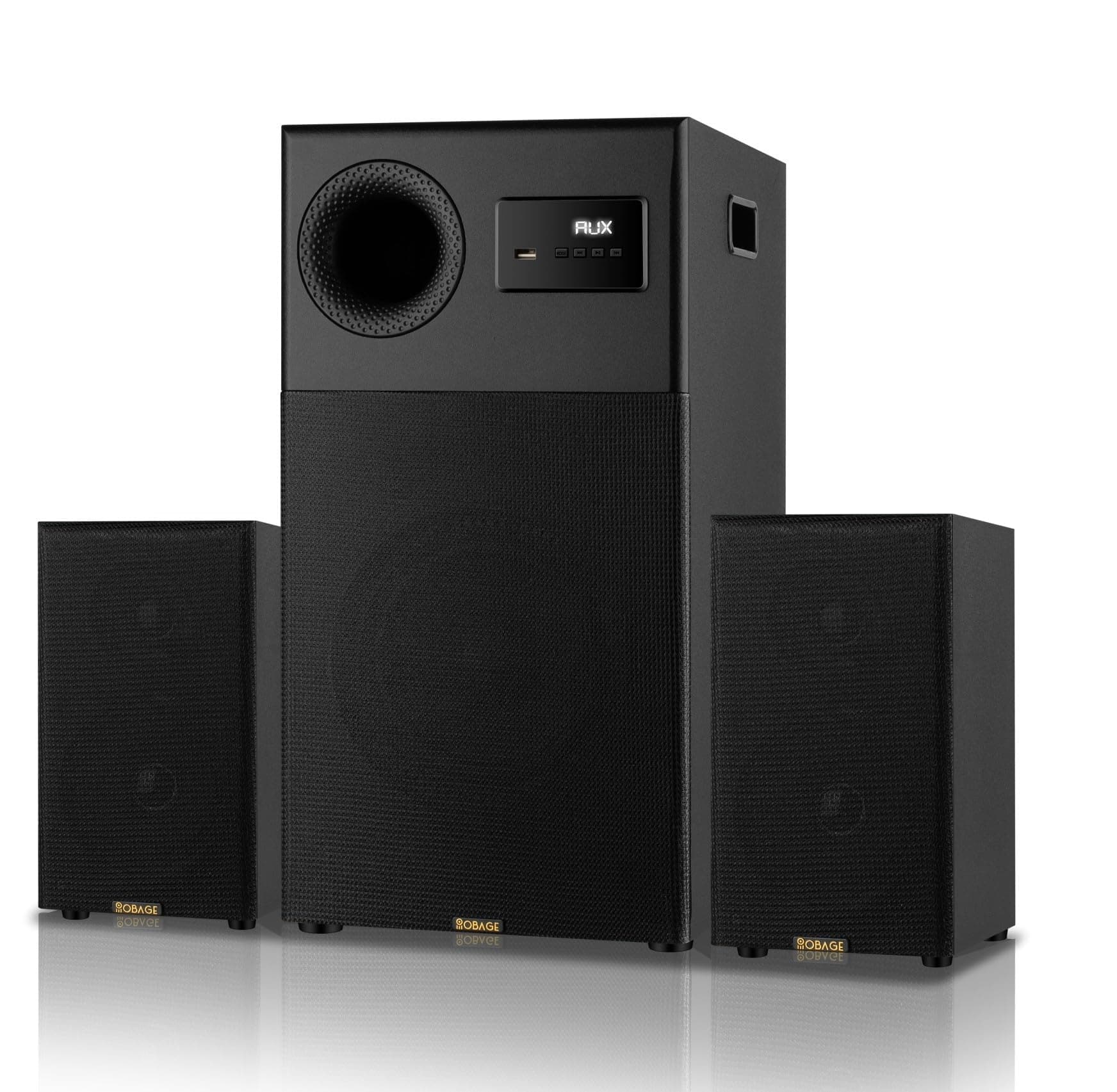 Obage Newly Launched Ultra 8 2.1 Channel Home Theatre with 250W Peak Powerful Sound | Bluetooth 5.0, HDMI ARC, Optical & AUX Input