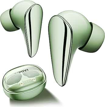 Mivi DuoPods i7 [Newest] Earbuds - Step into The 3rd Dimension of Sound with 3D Soundstage, High Fidelity Drivers, Advanced Audio Codec for Lossless A...