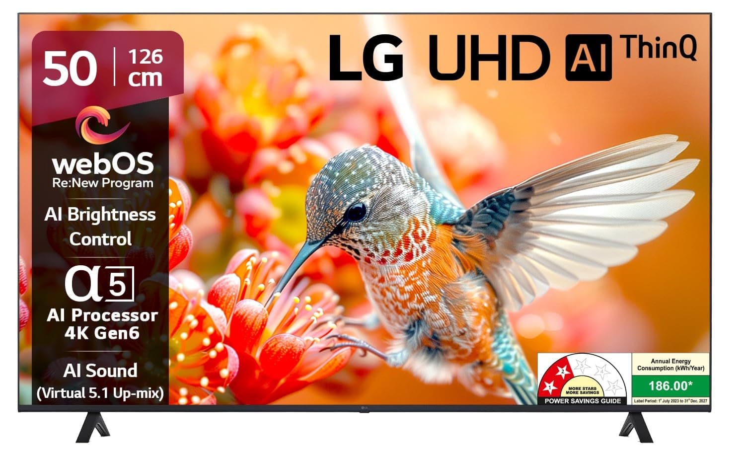 LG 126 cm (50 inches) 4K Ultra HD Smart LED TV 50UR7500PSC (Dark Iron Gray)