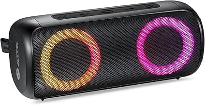 Zoook Color Blast Bluetooth Party Speaker 30 watts with RGB Lights/IPX Rated water proof/4000mAh Battery/57mm x 2 Driver/SOS Alarm/Siri & Google Voice