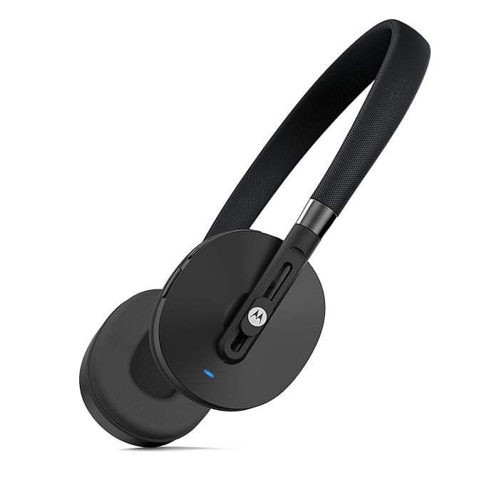 Motorola Pulse 89820N Bluetooth Wireless On-Ear Headphones for Android or iOS Device (Black) On-Ear