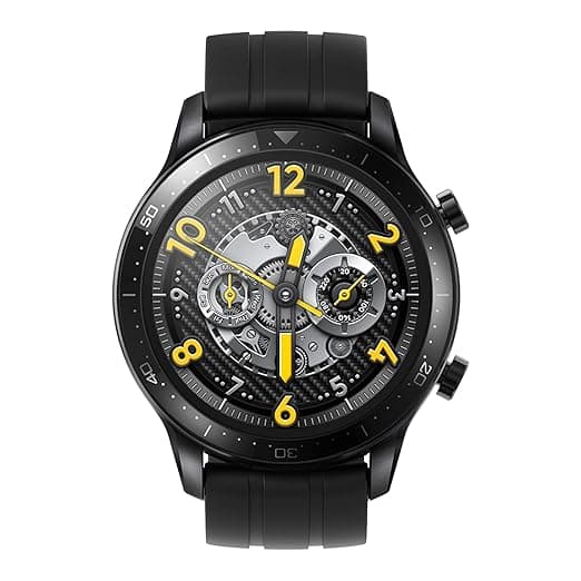 realme Smart Watch S Pro with 3.53 cm (1.39") AMOLED Touchscreen, 14 Days Battery Life, SpO2 & Heart Rate Monitoring, 5ATM Water Resistance Smart Watc