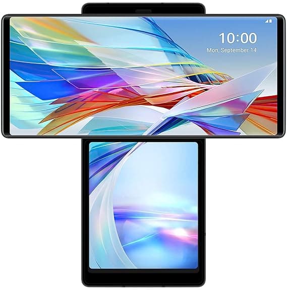 LG Wing Aurora Gray, 8GB RAM, 128GB Storage Smartphones