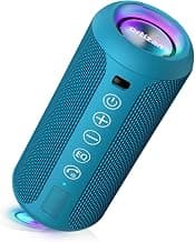 Ortizan Portable Bluetooth Speaker, IPX7 Waterproof, Wireless, Big Sound and Deep Bass, 24W Stereo, TWS Pairing, 30Hrs Pla...