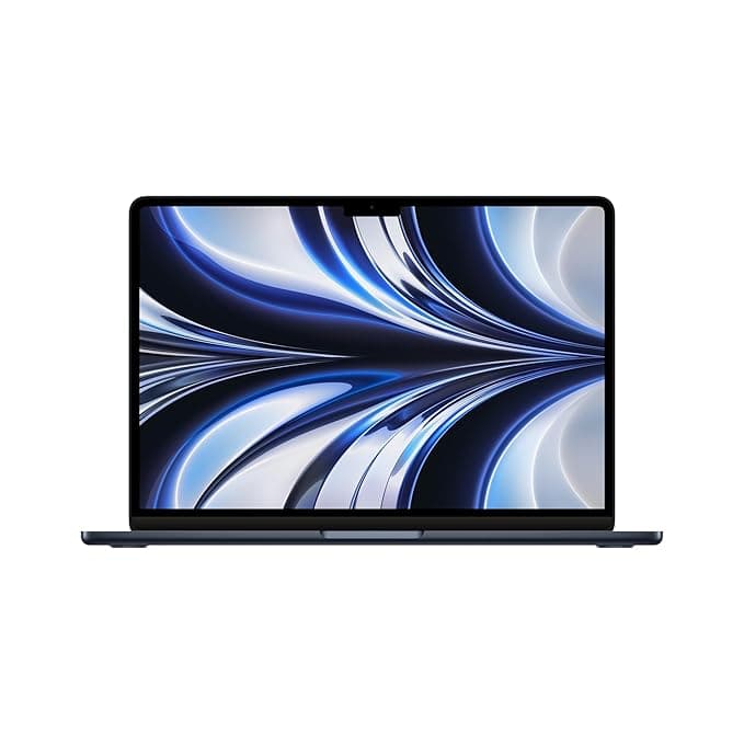 (Refurbished) 2022 Apple MacBook Air Laptop with M2 chip: 13.6-inch Liquid Retina Display, 16GB RAM, 256GB SSD Storage, Backlit Keyboard, 1080p FaceTime HD Camera. Works with iPhone and iPad; Midnight
