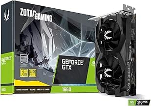 ZOTAC Gaming GeForce GTX 1660 6GB GDDR5 192-bit Gaming Graphics Card, Super Compact, ZT-T16600F-10L