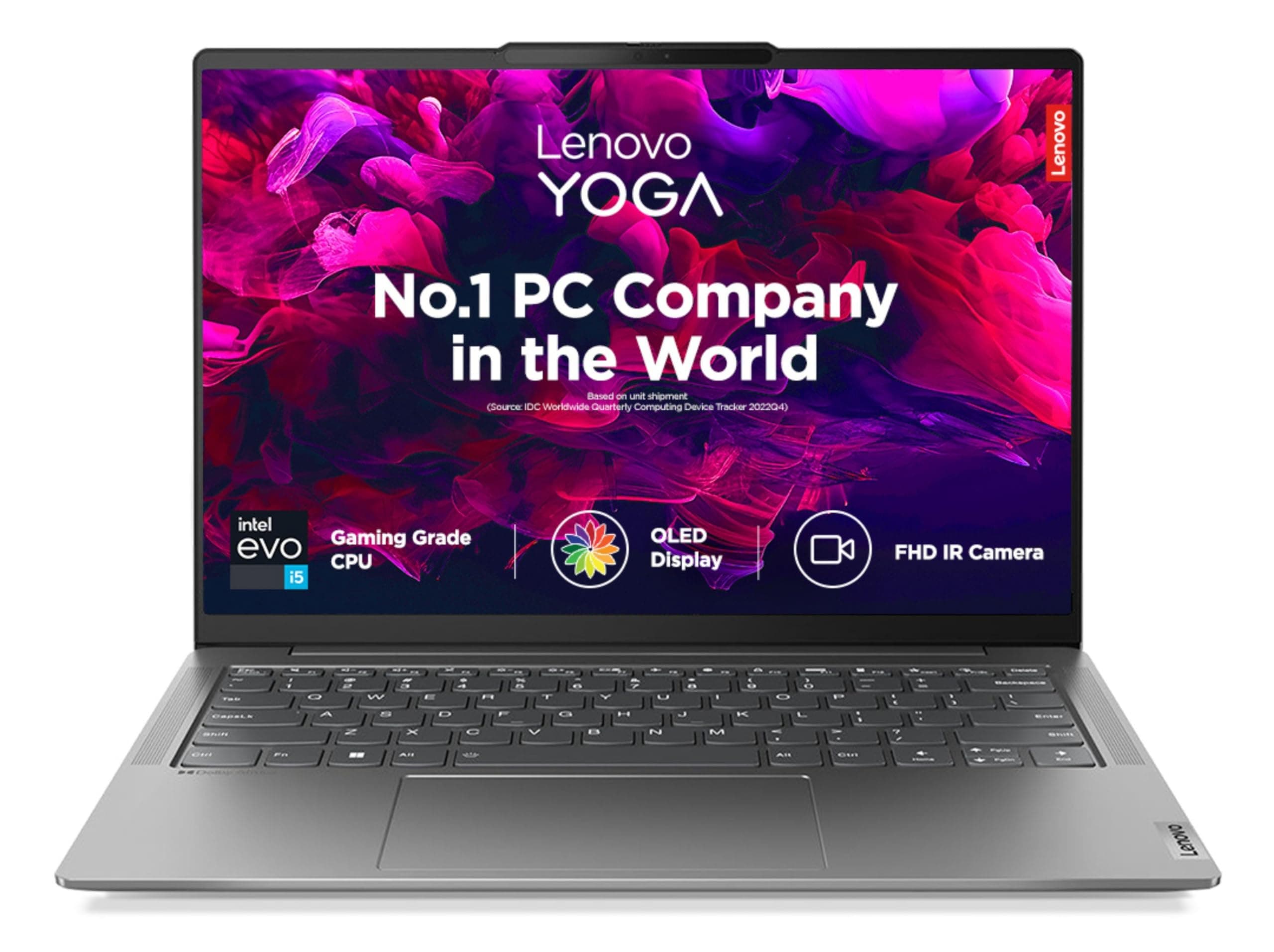 Lenovo Yoga Slim 6 Intel Evo Core i5 13500H 14"(35.5cm) WUXGA OLED 400Nit Laptop (16GB/512GB SSD/Win 11/Office 2021/Backlit KB/1Yr Warranty/Alexa/3 Mo...