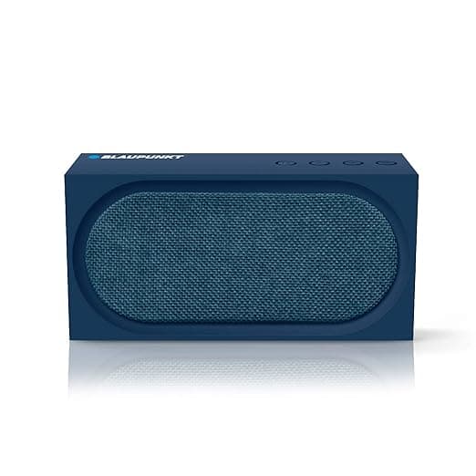 Germany's Blaupunkt BT52 10 W Portable Bluetooth Speaker with Dual Passive Radiators, Rich Deep Bass with up to 7H of Playtime (Blue) Speakers