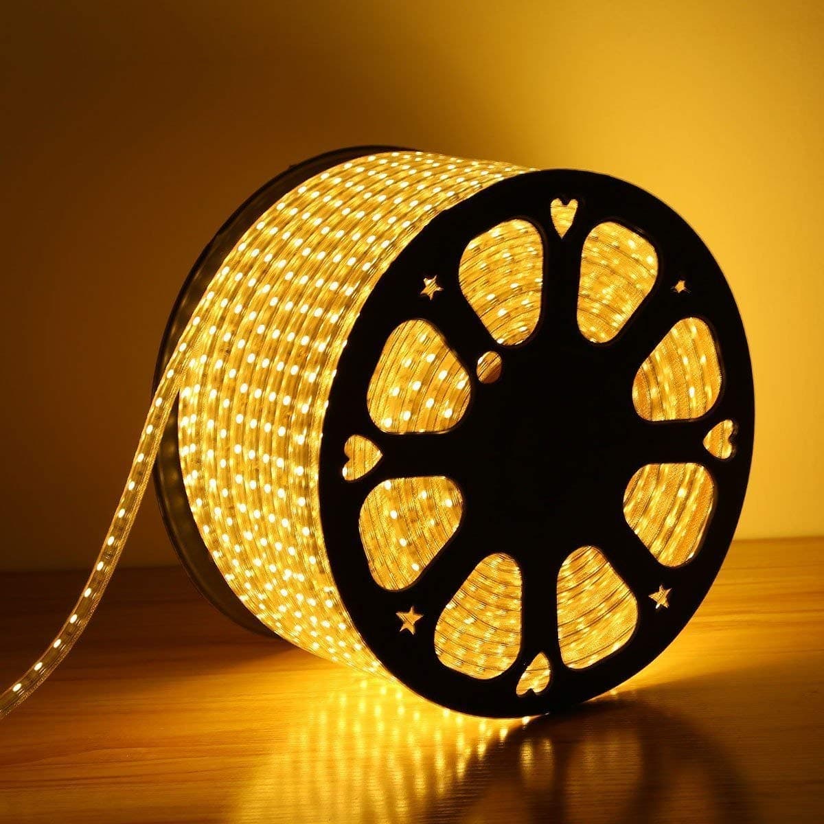 MoonlitDreams 20 Meter LED Rope Light for Decoration  Waterproof Warm White SMD Cove Light for Ceiling, Home Dcor, LED Pipe Light for Diwali, Festival...