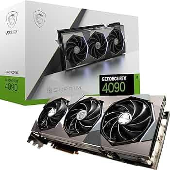 Geforce RTX 4090 Suprim X 24G Graphic Card I Nvidia Geforce RTX 4090 Gpu|24 Gb Gddr6X 384-Bit Memory,|21 Gbps Speed|Pci Express 4 Interface|Upto 2640 ...