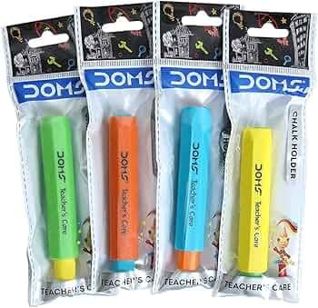 DOMS Non-Toxic Chalk & Oil Pastel Holder, Set of 5 Pcs