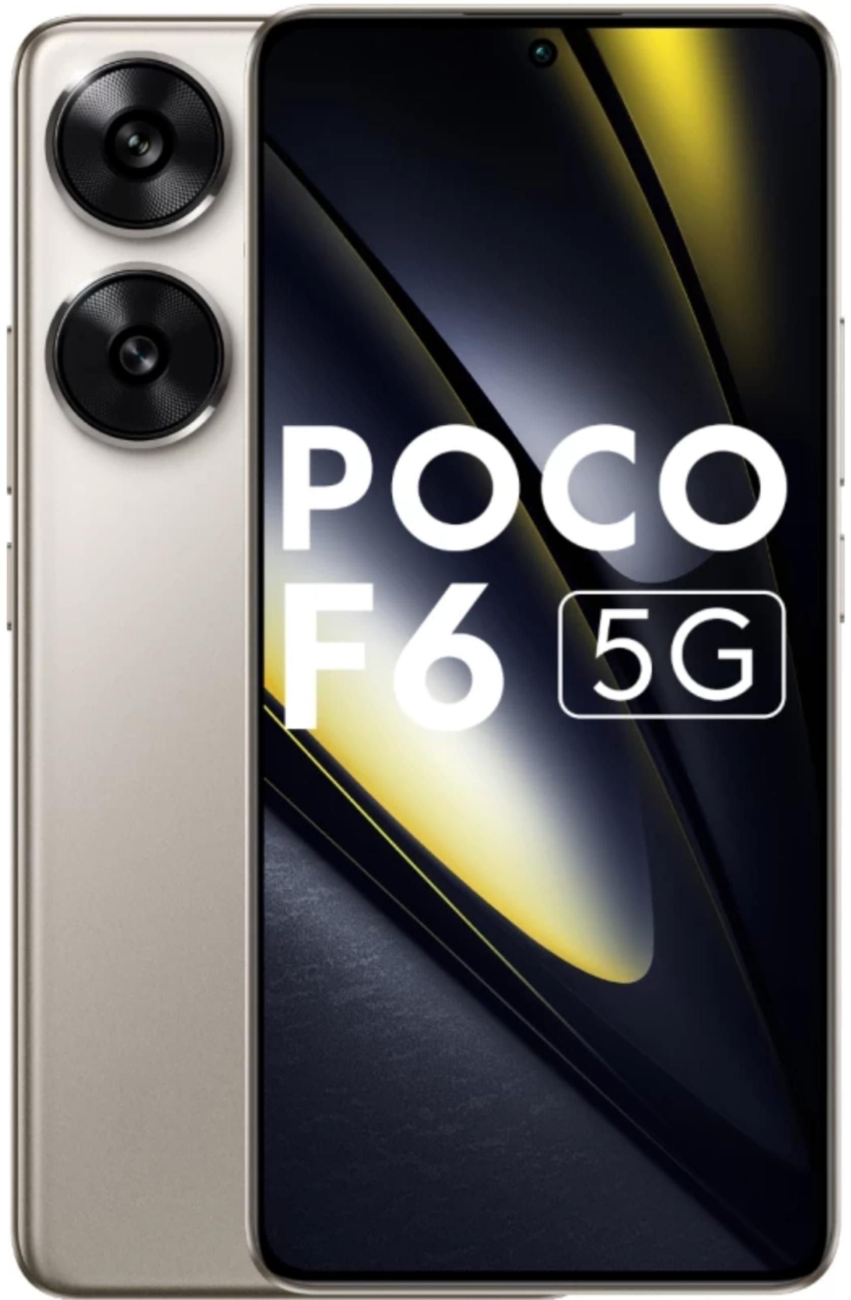 POCO F6 5G (Titanium, 256 GB) (8 GB RAM)