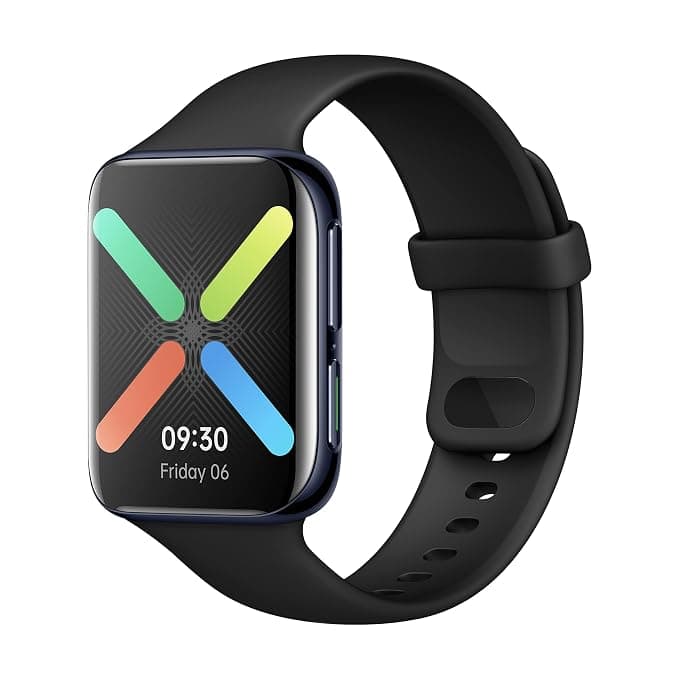 OPPO Health & Fitness Smart Watch(WiFi) 46mm, Heart Rate Monitor,Exercise Tracking,Dual-Curved Display, Up to 21 Days Battery Life(in Saver Mode), 4.8