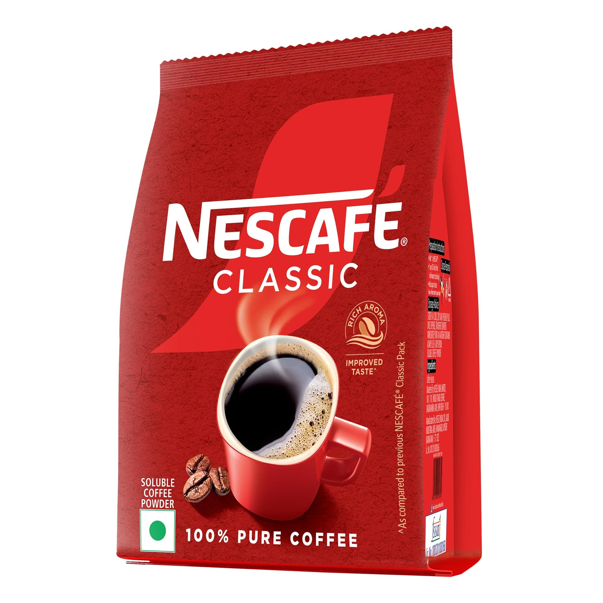 NESCAFÉ Classic Instant Coffee, 500g Stabilo Pack | 100% Pure Coffee