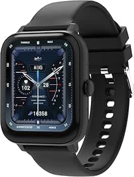 Maxima Max Pro Grand 1.83" UltraHD Display Smartwatch, Advanced Bluetooth Calling, AI Voice Assistant, HR/SpO2/Sleep Tracking, Unisex Design Smart Wat...