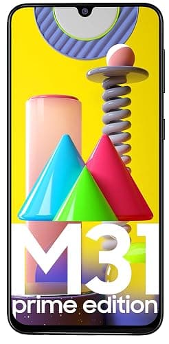 Samsung Galaxy M31 Prime Edition (Space Black, 6GB RAM, 128GB Storage) Smartphones