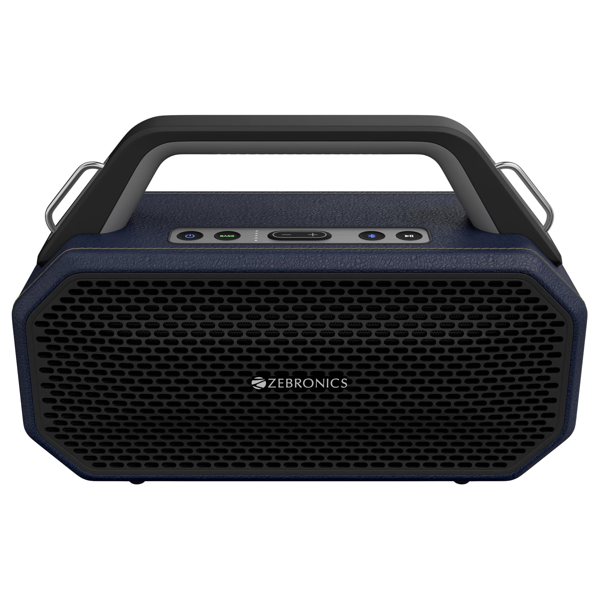 Zebronics Prima, Portable Bluetooth Speaker, 90 Watts, Upto 9 Hours Playback, Dual 11.8cm Drivers, Dual Passive Radiators, BTv5.4 | TWS | AUX | USB, C...