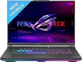 (Refurbished) ASUS ROG Strix G16 (2023) 64WHrs Battery, Intel Core i5-13450HX 13th Gen, 16" FHD+ 165Hz, 6GB RTX 3050, Gaming Laptop (16GB/512GB SSD/Wi...