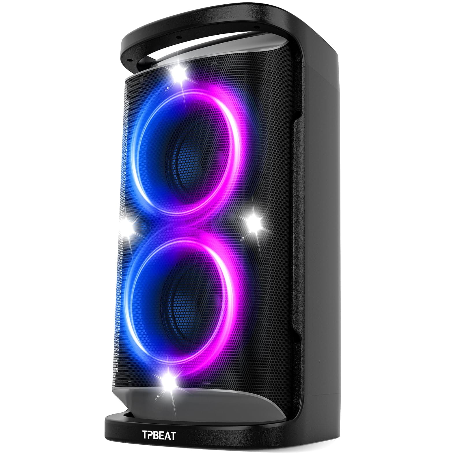 Powerful Portable Bluetooth Speaker, 160W (Peak) Party Wireless Bluetooth Speaker, Super Bass, TWS Stereo Speaker, 15000 mAh Battery, Fast Charging, w...