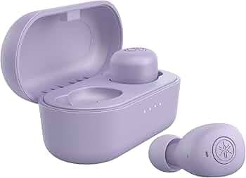 Yamaha Audio Tw-E3B Purple True Wireless Earphone,Bluetooth 5.0,Aptx,Long Battery Life,Ipx5,in-Ear